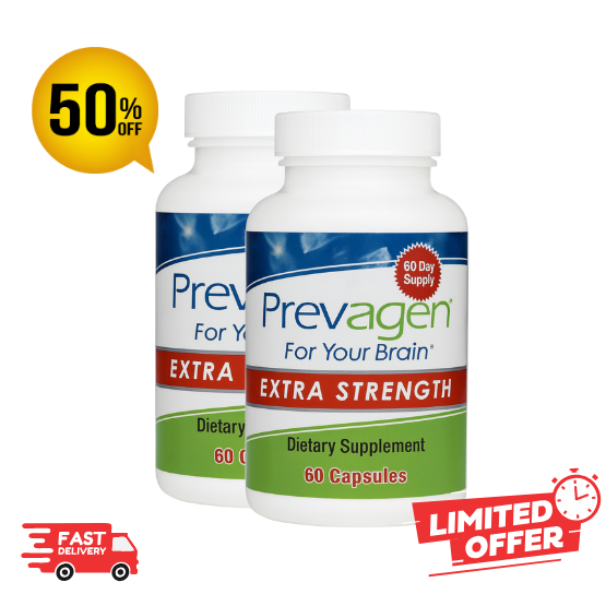 Prevagen® 60 Count – Regular & Extra Strength | Memory Support Supplement | 30%–50% Off Single & 2-Pack Bundles